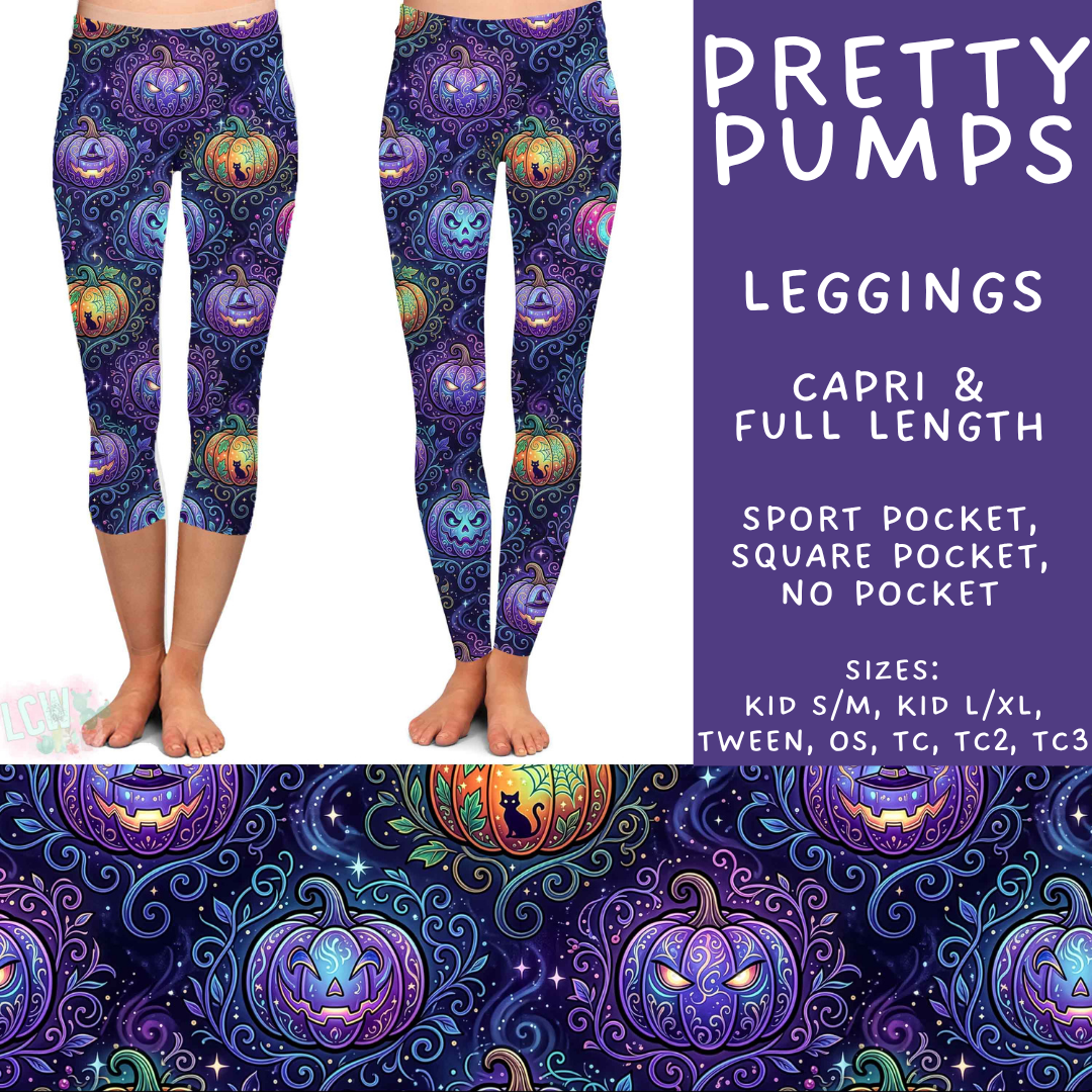 Batch #566 - Halloween 5 - Closes 8/7 - ETA early October - Pretty Pumps Full and Capri Length Leggings
