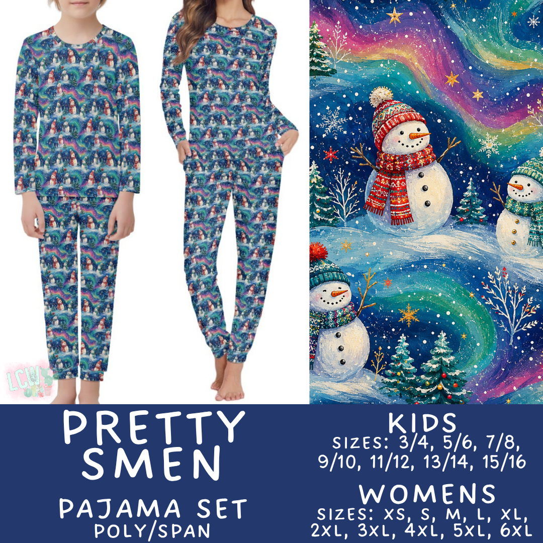 Batch #584 - Christmas Family Pajamas - Closes 9/11 - ETA mid Nov - Pretty SMen Womens & Kids Pajama Set