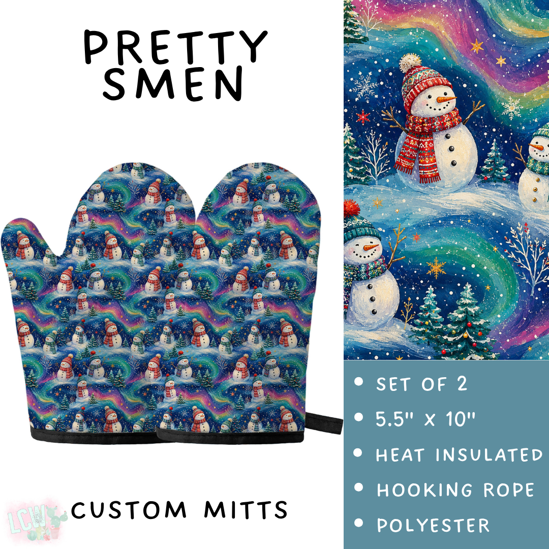 Batch #591 - Baking Spirits Bright 3 - Closes 9/28 - ETA mid/late Nov - Pretty SMen Oven Mitts