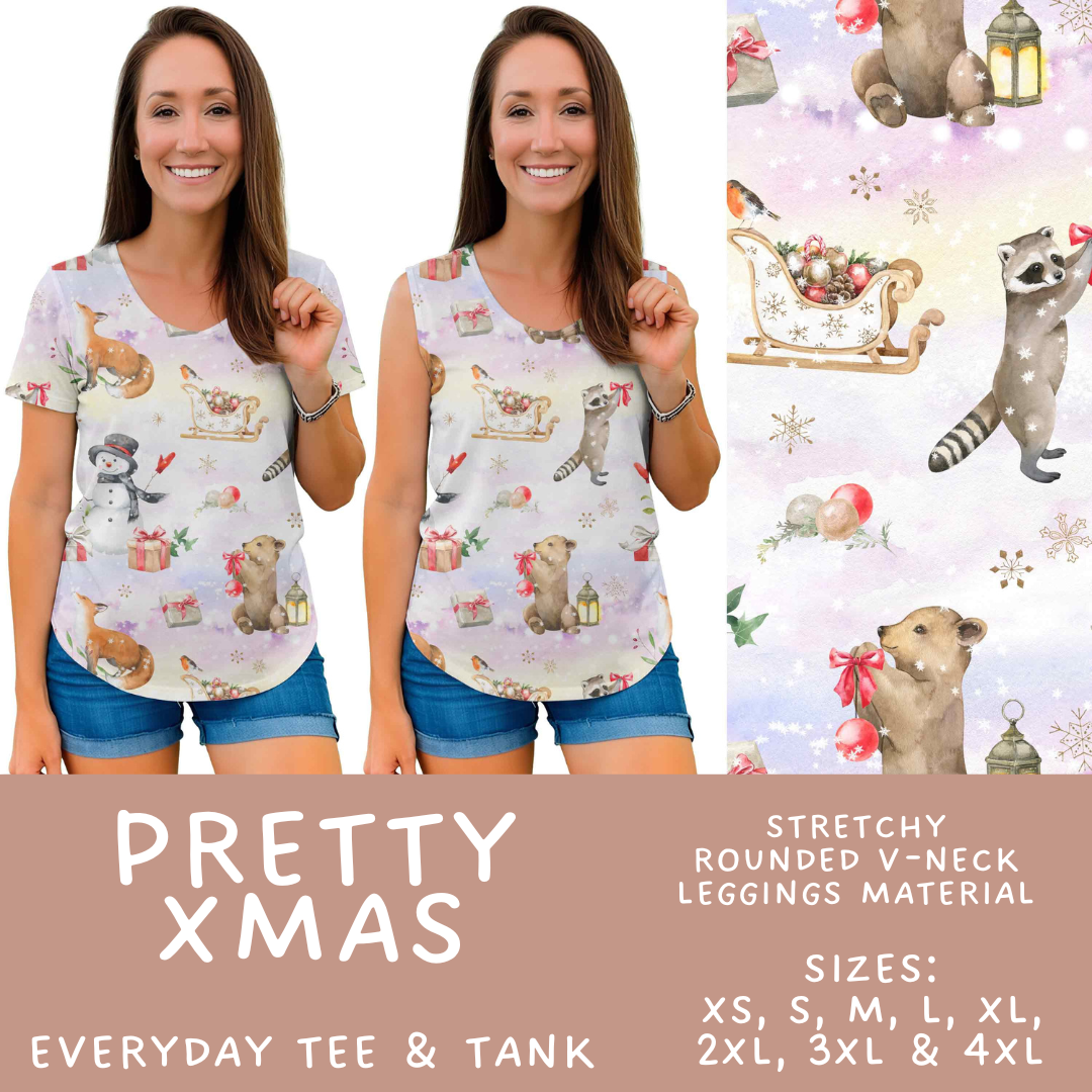 Batch #565 - Christmas in July 2 - Closes 8/5 - ETA early October - Pretty Xmas Everyday Tank & Tee
