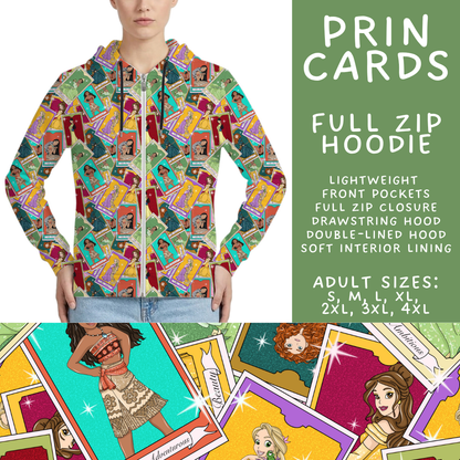 Batch #572 - Magical Faves 23 - Closes 8/19 - ETA mid October - Prin Cards Full Zip Hoodie