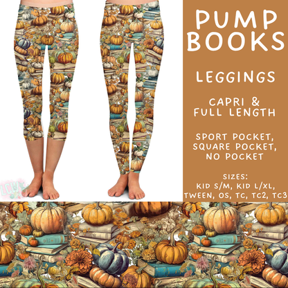 Batch #575 - Fun Run 26 - Closes 8/26 - ETA late October - Pump Books Full and Capri Length Leggings