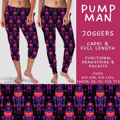 Batch #566 - Halloween 5 - Closes 8/7 - ETA early October - Pump Man Full and Capri Length Joggers