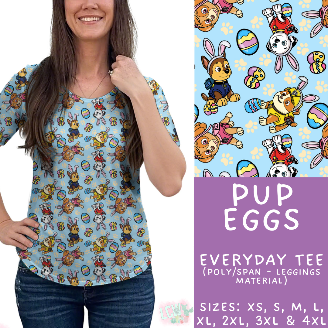 Batch #477 - Magical Character Easter - Closes 1/12 ETA - Early March - Pup Eggs Everyday Tee