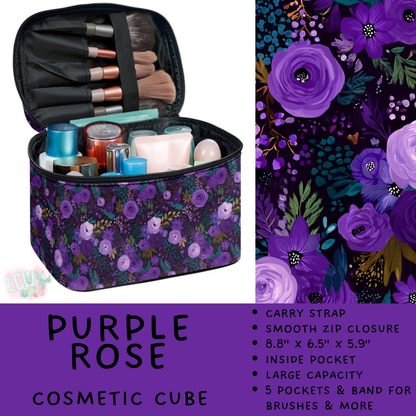 Batch #559 - Cosmetic Cube Collection - Closes 7/22- ETA late Sept - Purple Rose Cosmetic Cube