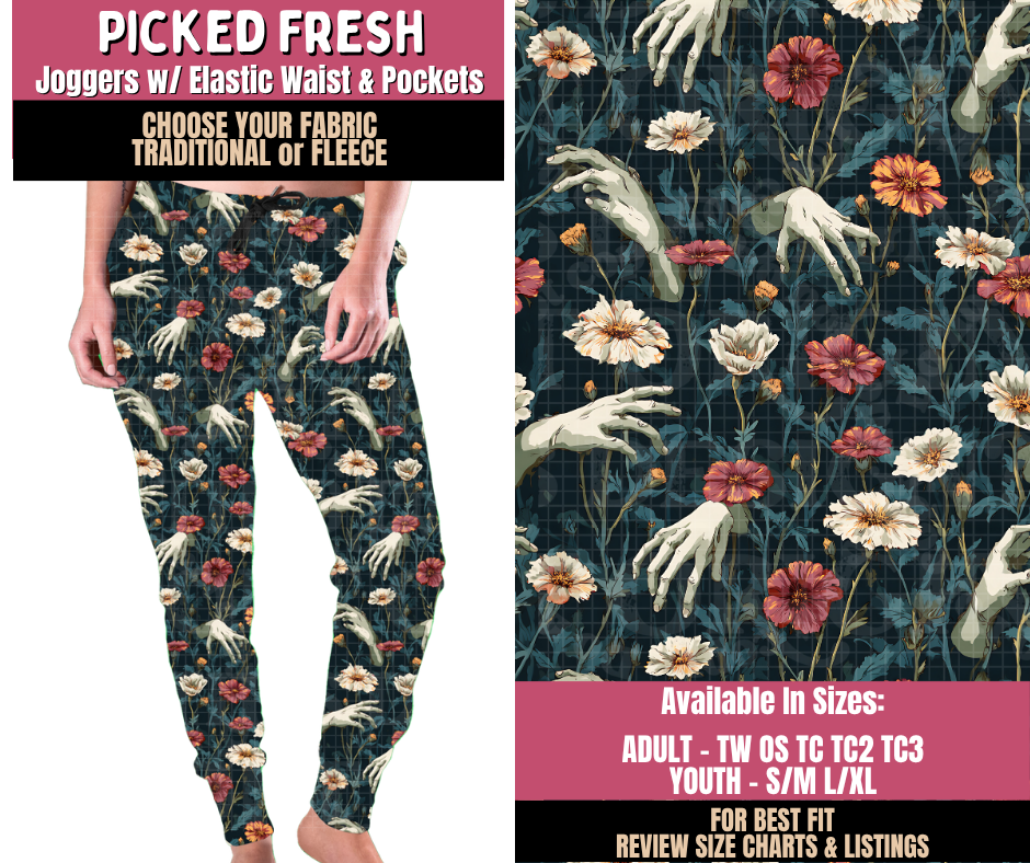 Preorder! Closes 10/1. ETA Dec. Picked Fresh Joggers Choose Fleece or Traditional