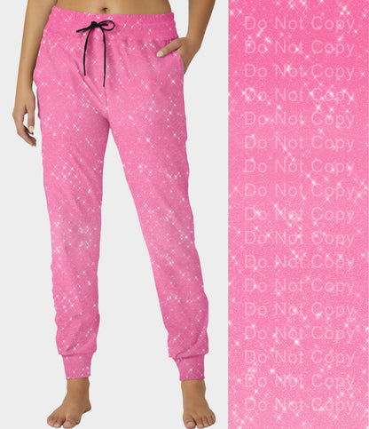 RTS - Pink Sparkle Joggers