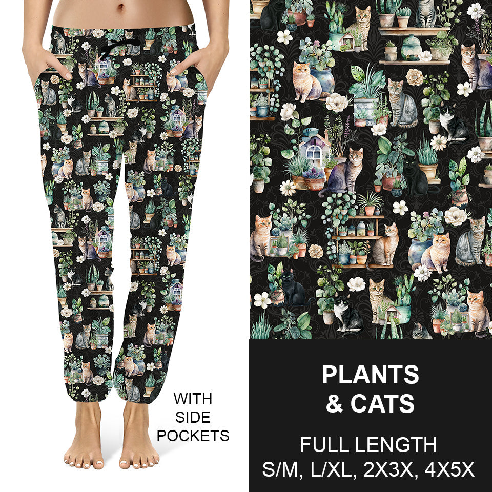 RTS - Plants and Cats Joggers