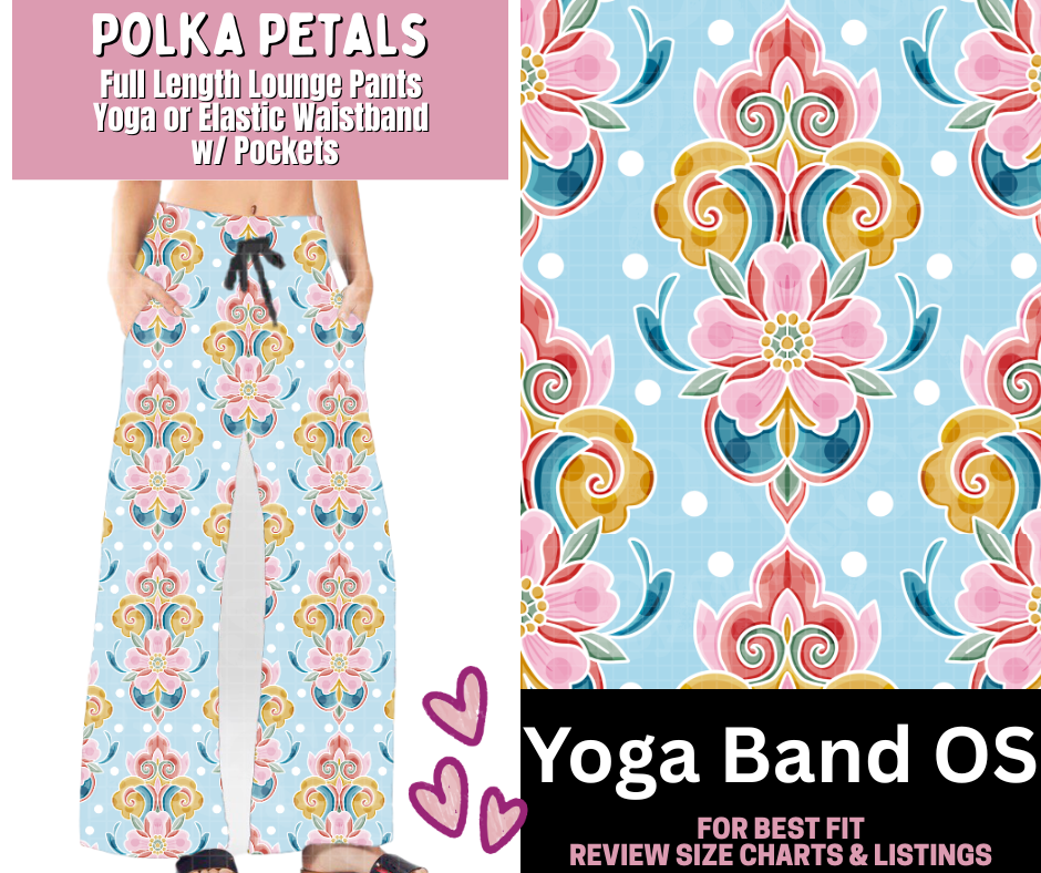 Polka Petals Lounge Pants