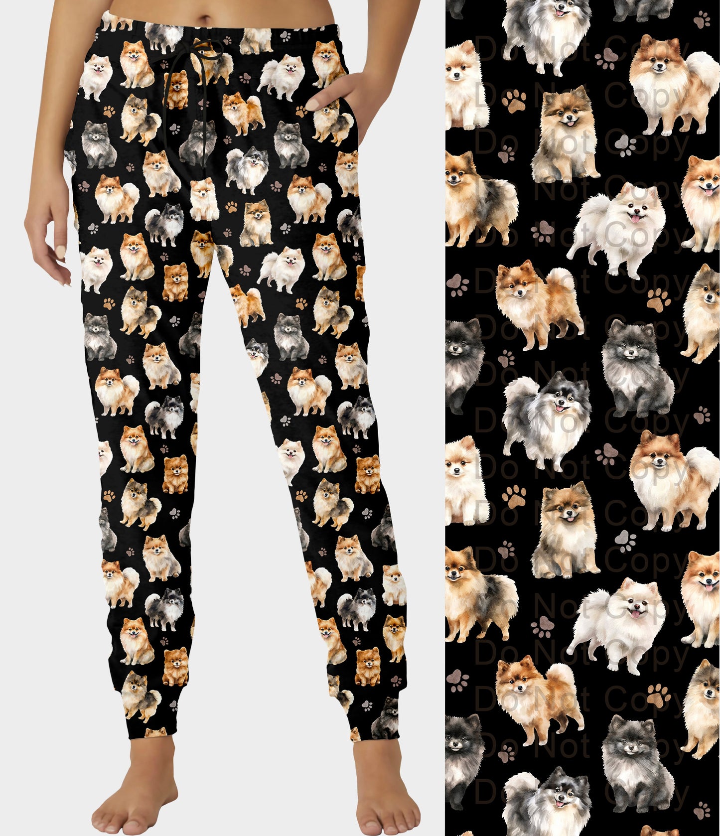 RTS - Pomeranian Dog Breed Joggers