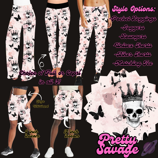 PRETTY SAVAGE- LEGGING/JOGGER/LOUNGER/SHORTS - EDGY PREORDER CLOSING 2/26