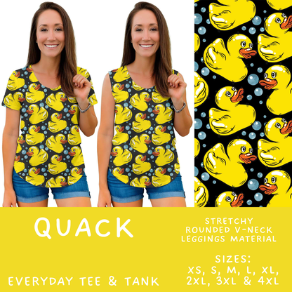 Batch #578 - July Request Run - Closes 8/31 - ETA late October - Quack Everyday Tank & Tee