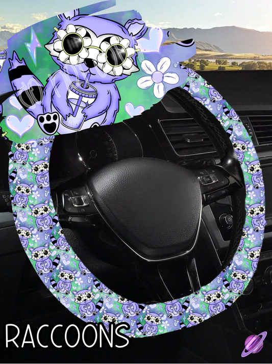 Raccoons - Steering Wheel Cover Roud 7 - Preorder Closes 3/1