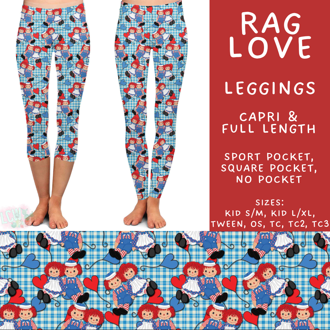 Batch #589 - August Request Run - Closes 9/23 - ETA mid/late Nov - Rag Love Full and Capri Length Leggings