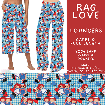Batch #589 - August Request Run - Closes 9/23 - ETA mid/late Nov - Rag Love Capri and Full Length Loungers