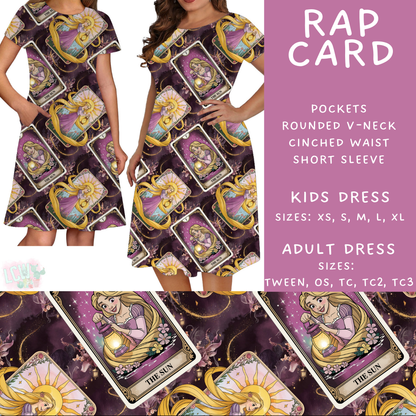 Batch #474 - Princess Tarot - Closes 1/12 - ETA early/mid March - Rap Card Adult & Kids Dresses