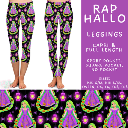 Batch #569 - Princess Halloween - Closes 8/14 - ETA early/mid Oct - Rap Hallo Full and Capri Length Leggings