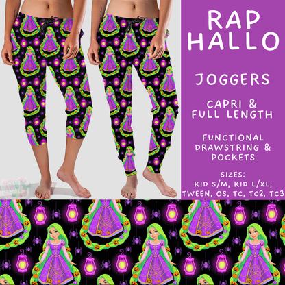 Batch #569 - Princess Halloween - Closes 8/14 - ETA early/mid Oct - Rap Hallo Full and Capri Length Joggers
