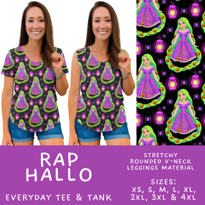 Batch #569 - Princess Halloween - Closes 8/14 - ETA early/mid Oct - Rap Hallo Everyday Tank & Tee