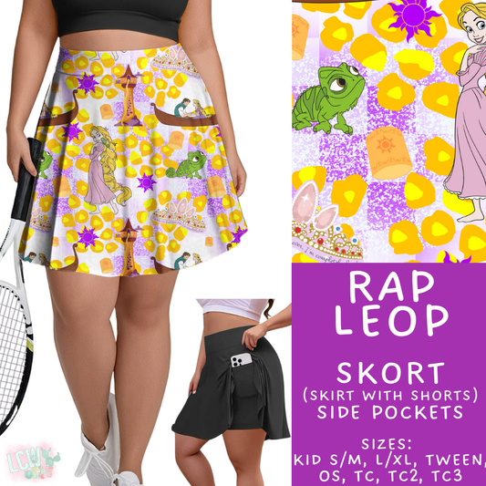 Batch #467 - Princess Leopard - Closes 12/24 - ETA late Feb - Rap Leop Skort