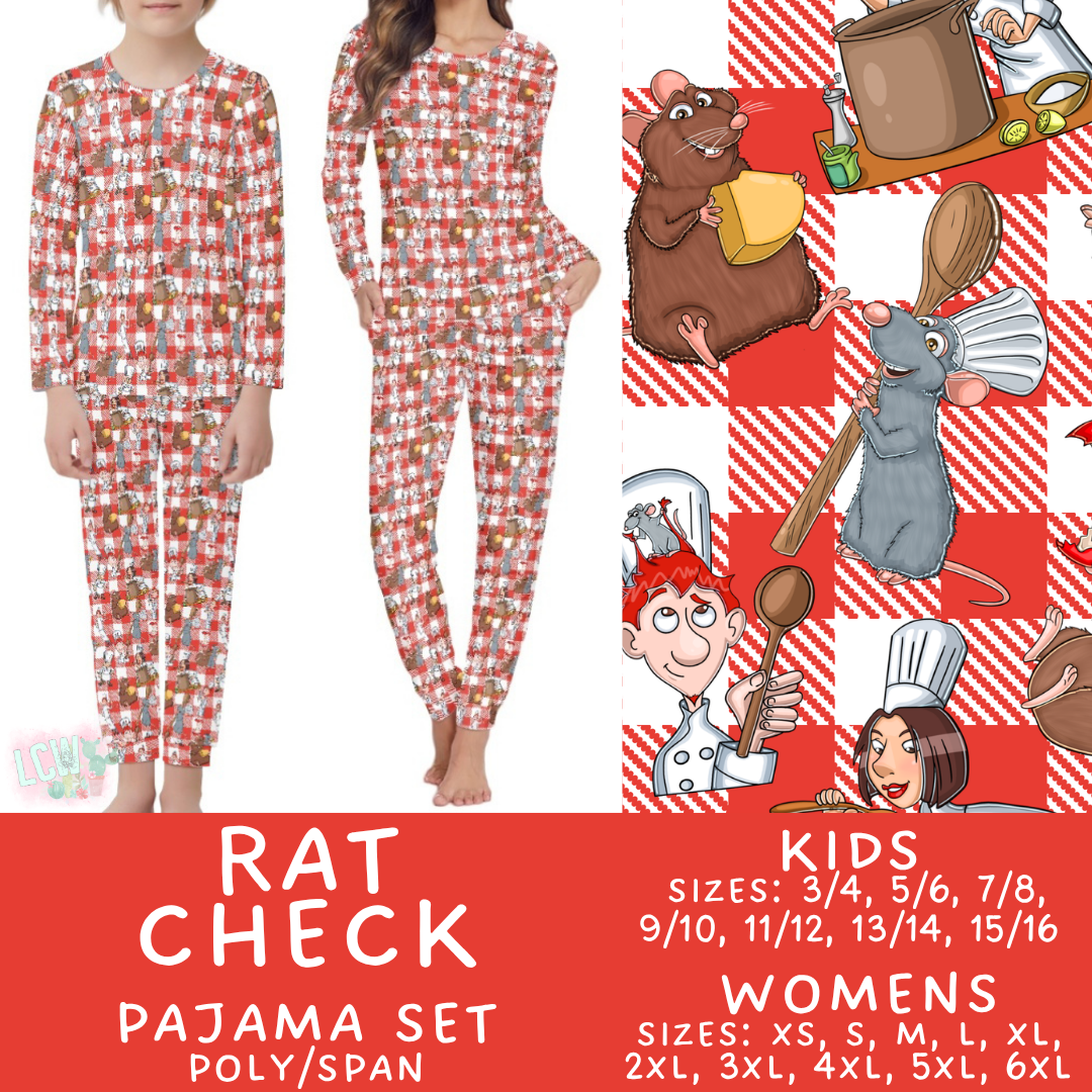 Batch #587 - Family Pajamas 2 - Closes 9/18 - ETA mid Nov - Rat Check Women's & Kid's Pajama Sets