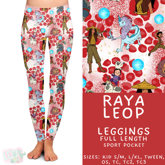 Batch #467 - Princess Leopard - Closes 12/24 - ETA late Feb - Raya Leop Full Length Leggings