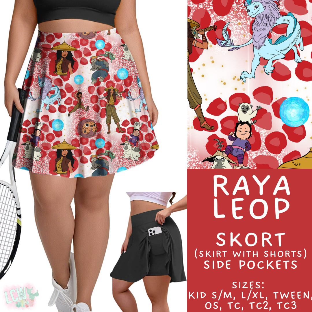 Batch #467 - Princess Leopard - Closes 12/24 - ETA late Feb - Raya Leop Skort