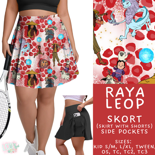 Batch #467 - Princess Leopard - Closes 12/24 - ETA late Feb - Raya Leop Skort