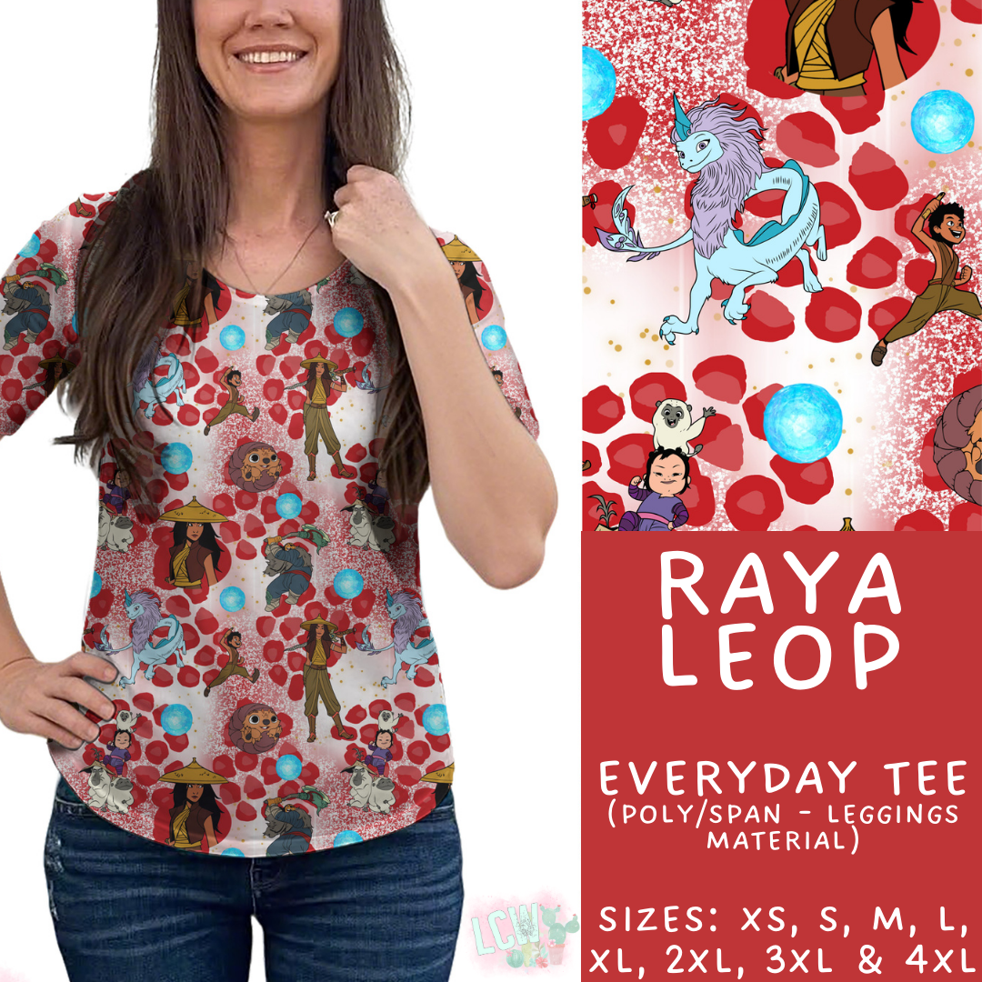 Batch #467 - Princess Leopard - Closes 12/24 - ETA late Feb - Raya Leop Everyday Tee
