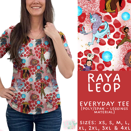 Batch #467 - Princess Leopard - Closes 12/24 - ETA late Feb - Raya Leop Everyday Tee