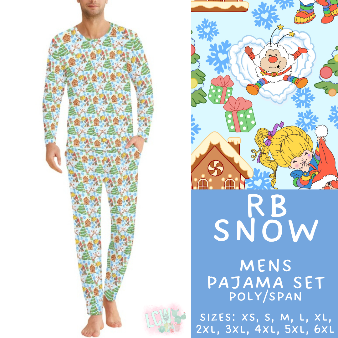 Batch #584 - Christmas Family Pajamas - Closes 9/11 - ETA mid Nov - RB Snow Men's Pajama Set