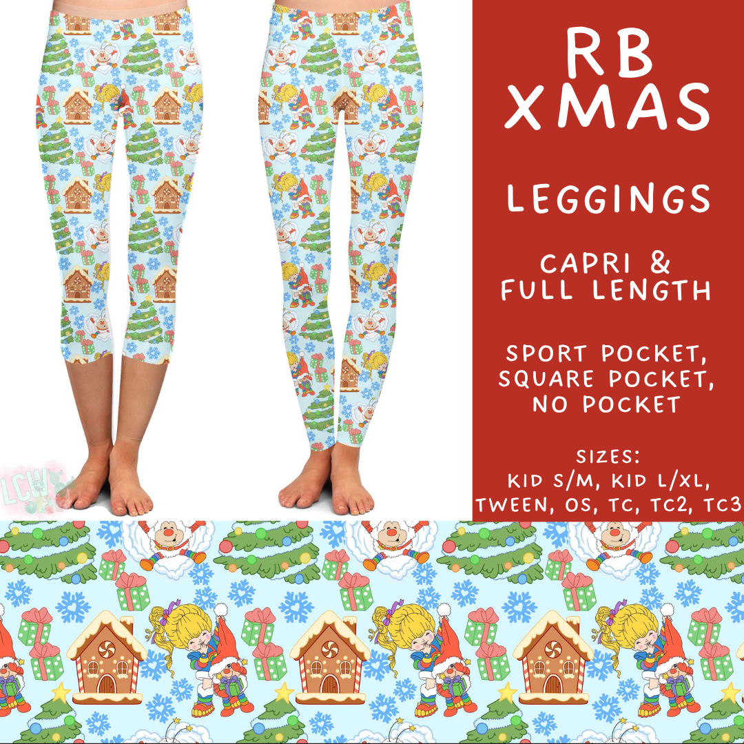Batch #578 - July Request Run - Closes 8/31 - ETA late October - RB Xmas Full and Capri Length Leggings