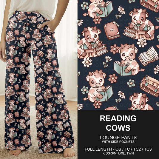 B267 - Preorder Reading Cows Lounge Pants (Closes 12/21. ETA late Feb.)