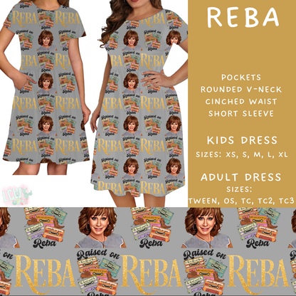 Batch #475 - Stars 2 Collection - Closes 1/14 - ETA early/mid March - Reba Adult & Kids Dresses