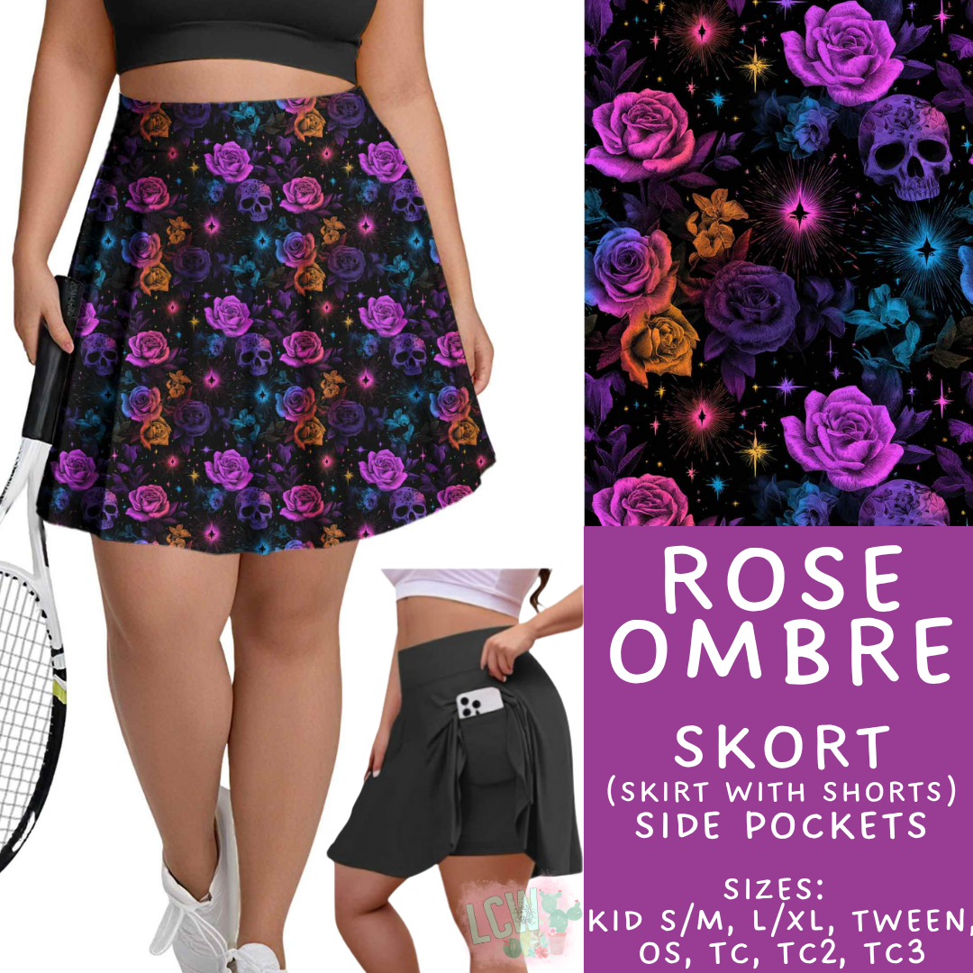 Batch #538 - Fun Run 23 - Closes 6/3 - ETA early August - Rose Ombre Skort