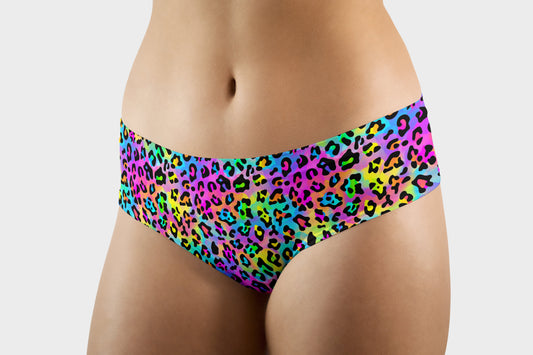 RTS - Rainbow Leopard Hipster/High Waist Panties