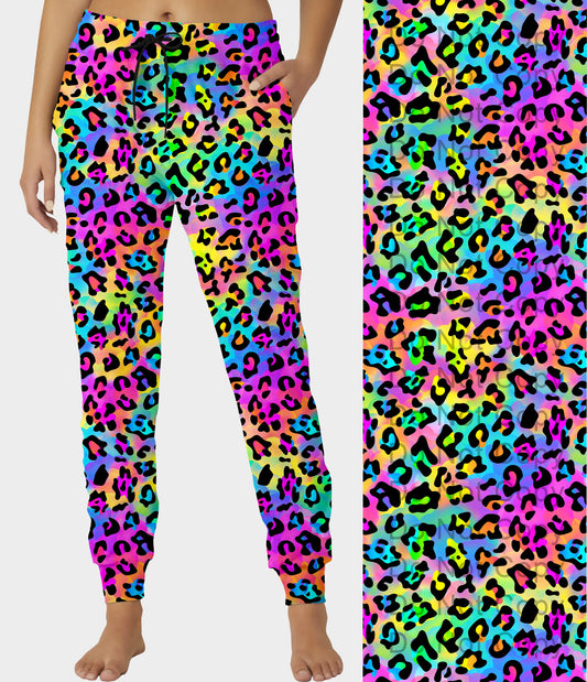 RTS - Rainbow Leopard Joggers