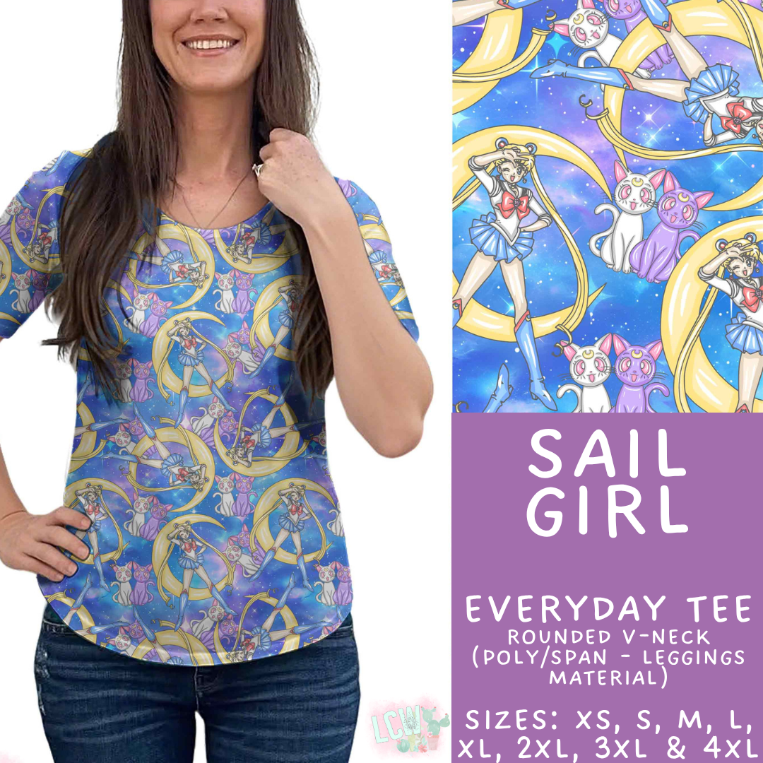Batch #544 - Cool Characters 16 - Closes 6/17 - ETA mid August - Sail Girl Everyday Tee