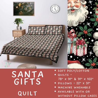 Batch  #410 - Cozy Quilts - Closes 9/10 - ETA late October - Santa Gifts Quilt