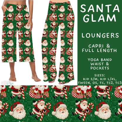 Batch #600 - Jingle all the Way 2 - Closes 10/19 - ETA early/mid Dec - Santa Glam Capri and Full Length Loungers