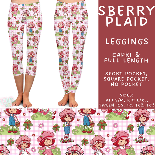 Batch #544 - Cool Characters 16 - Closes 6/17 - ETA mid August - SBerry Plaid Full and Capri Length Leggings