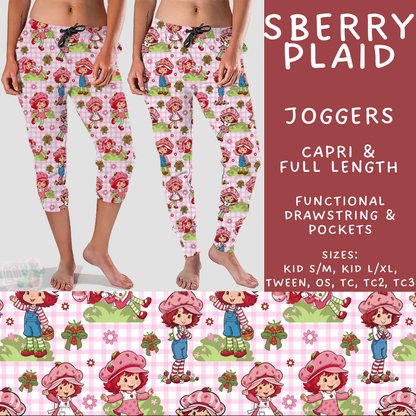 Batch #544 - Cool Characters 16 - Closes 6/17 - ETA mid August - SBerry Plaid Full and Capri Length Joggers