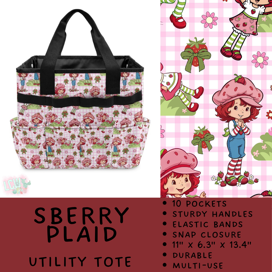 Batch #549 - Utility Tote 2 - Closes 6/29 - ETA late August - SBerry Plaid Utility Tote