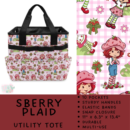 Batch #549 - Utility Tote 2 - Closes 6/29 - ETA late August - SBerry Plaid Utility Tote