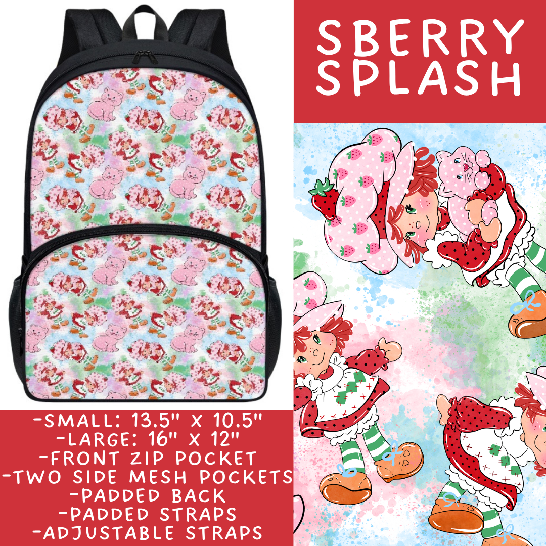 Batch #545 - Back to School 3 - Closes 6/19 - ETA early/mid August - SBerry Splash Backpacks