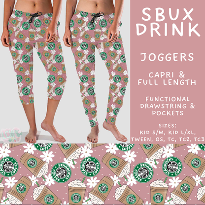 Batch #592 -  Fun Run 27 - Closes 9/30 - ETA late Nov - SBux Drink Full and Capri Length Joggers