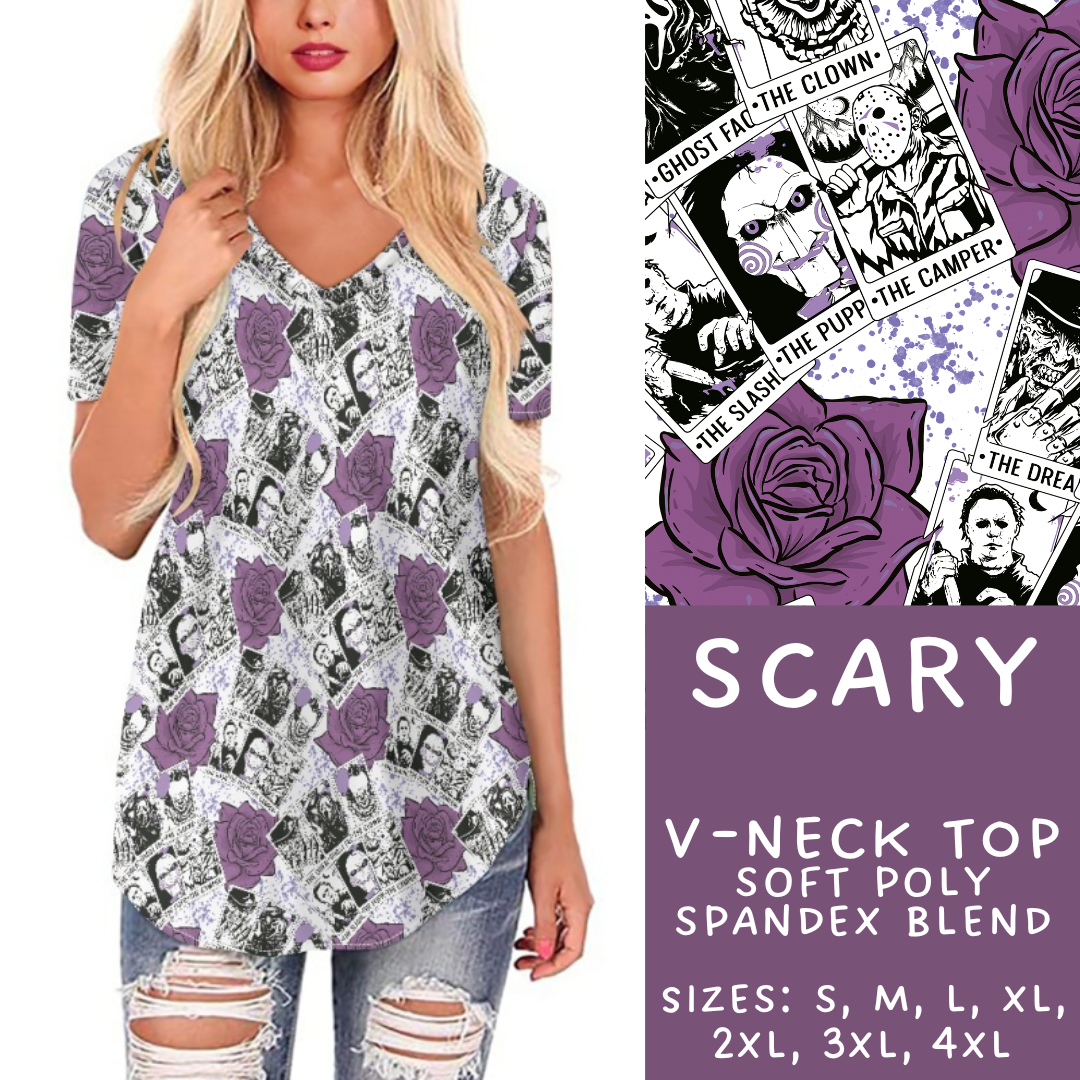 Batch #277 - December Request Run - Closes 1/27 - ETA late March - Scary V-Neck Tee