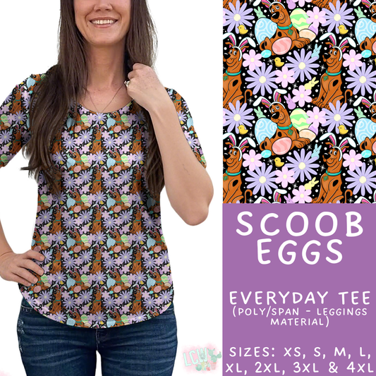 Batch #477 - Magical Character Easter - Closes 1/12 ETA - Early March - Scoob Eggs Everyday Tee