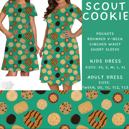 Batch #610 - Cookie Dealer 3 - Closes 11/9 - ETA early Jan - Scout Cookie Women's & Girls Dresses