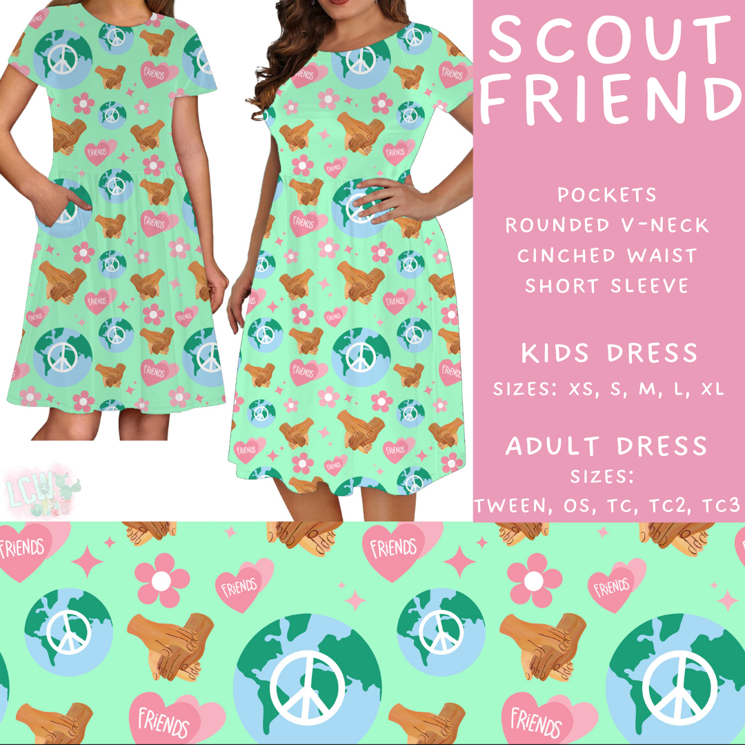 Batch #610 - Cookie Dealer 3 - Closes 11/9 - ETA early Jan - Scout Friend Women's & Girls Dresses